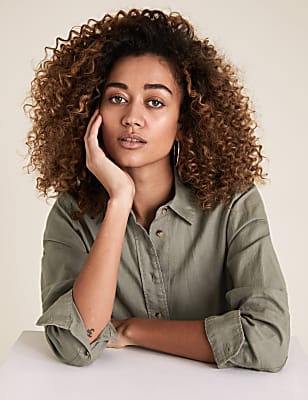 Pure Linen Long Sleeve Shirt