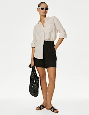 Pure Linen Oversized Shirt