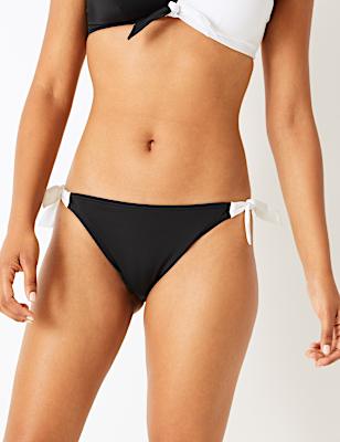 Tie Side Hipster Bikini Bottoms