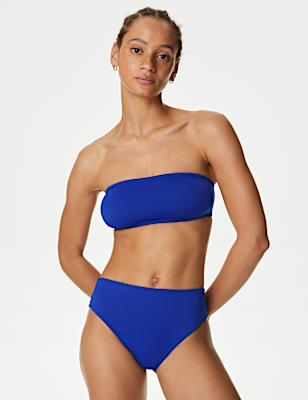 High Waisted High Leg Bikini Bottoms