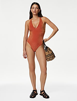 Sparkle Plunge Swimsuit