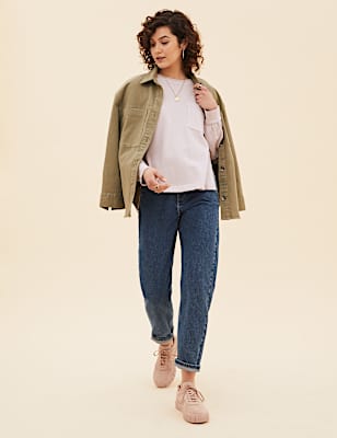 Cotton Rich Crew Neck Sweatshirt