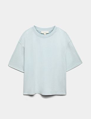 Pure Cotton Short Sleeve Boxy T-Shirt