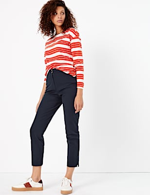 Bi Stretch Slim Leg Trousers