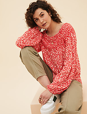 Floral Embroidered Blouse