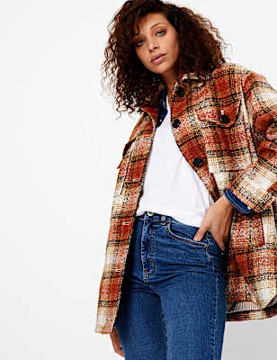 Checked Overcoat