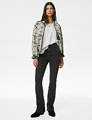 Pure Cotton Printed Quilted Jacket