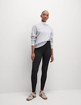 Cotton Blend Thermal Leggings