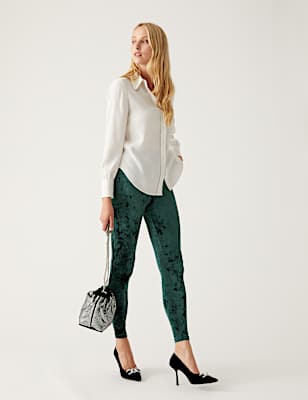 Velour High Waisted Leggings