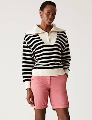 Cotton Rich Tea Dyed Chino Shorts