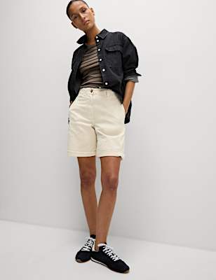 Cotton Rich Tea Dyed Chino Shorts
