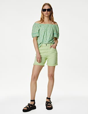 Denim Boyfriend Shorts