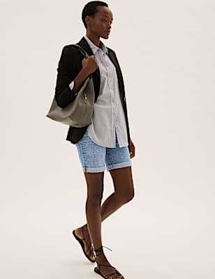 Denim Boyfriend Shorts