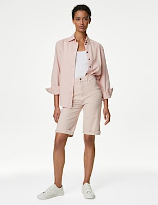 Magic Shaping Denim High Waisted Shorts