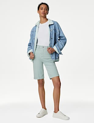 Magic Shaping Denim High Waisted Shorts