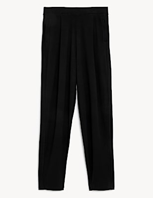 Jersey Tapered Ankle Grazer Trousers