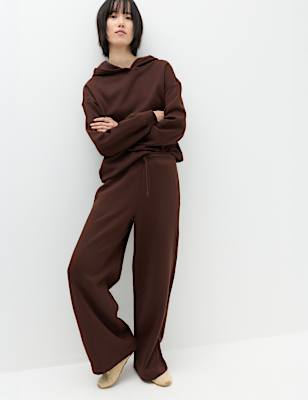 Cotton Rich Wide Leg Joggers