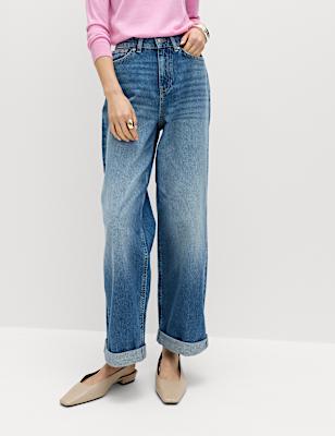 Boyfriend Mid Rise Ankle Grazer Jeans