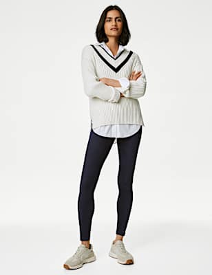 Suedette High Waisted Leggings