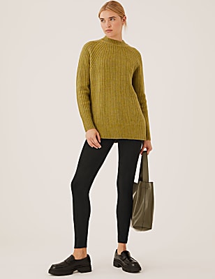 Suedette High Waisted Leggings