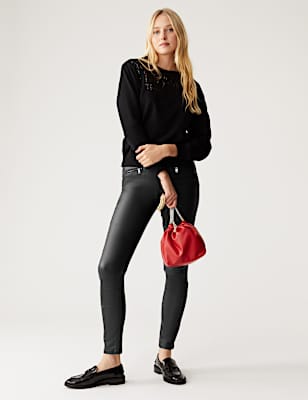 Ivy High Waisted Skinny Ankle Grazer Jeans