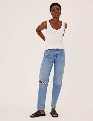 Boyfriend Ankle Grazer Jeans
