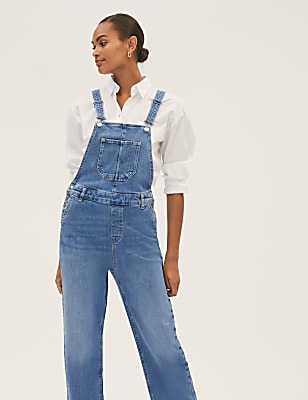 Denim Utility Pocket Dungarees