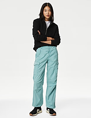 Lyocell™ Rich Cargo Straight Leg Trousers