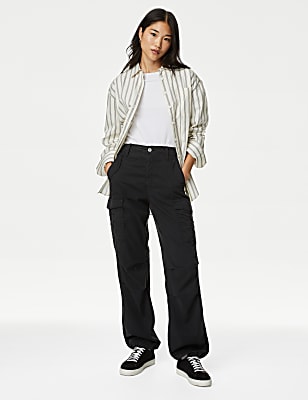 Lyocell&trade; Rich Cargo Straight Leg Trousers