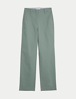 Cotton Rich Straight Leg Chinos