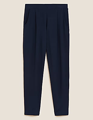 Jersey Tapered Ankle Grazer Trousers