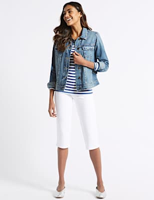 Cotton Rich Cropped Joggers