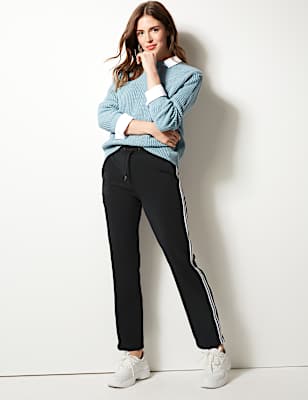 Straight Leg Ankle Grazer Joggers