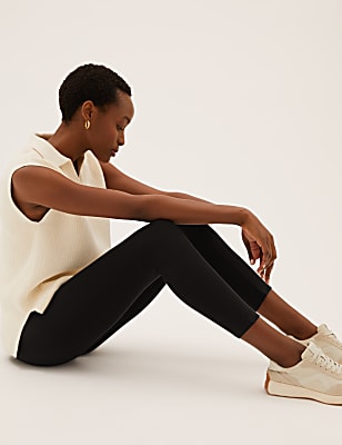 High Waisted Cropped Leggings