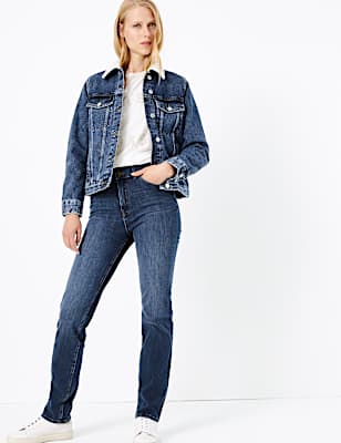 Magic Sculpt High Waisted Straight Leg Jeans