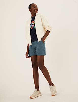 Tencel™ Rich High Waisted Jogger Shorts