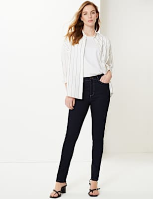 Mid Rise Skinny Leg Jeans