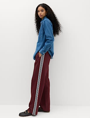 Side Stripe Straight Leg Joggers