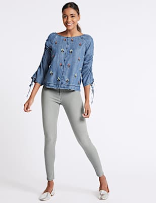 High Waist Super Skinny Jeans