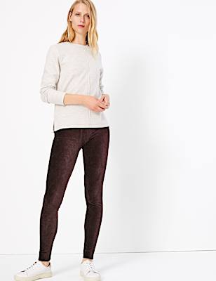 Corduroy High Waisted Leggings