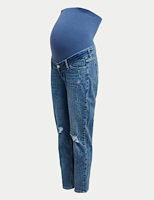 Maternity Mom Tapered Jeans