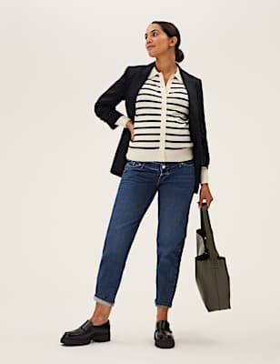 Maternity Mom Tapered Jeans