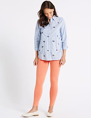 Tencel&trade; Blend Mid Rise Super Skinny Jeans