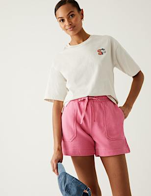 Cotton Rich Jersey Jogger Shorts