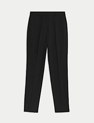 Slim Fit Ankle Grazer Trousers with Stretch