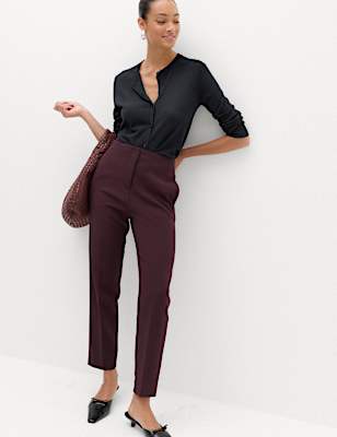 Tapered Ankle Grazer Trousers