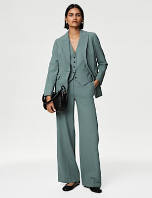 Woven Wide Leg Trousers