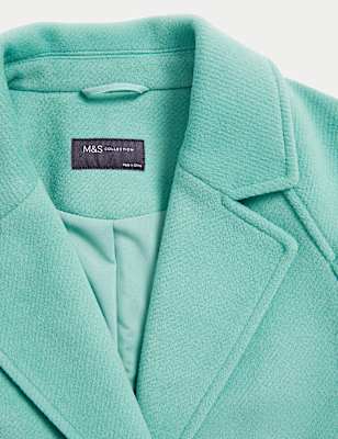 Twill Single Breasted Tailored Coat