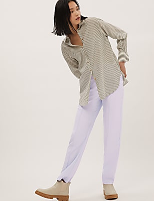 Plain Regular Fit Trouser