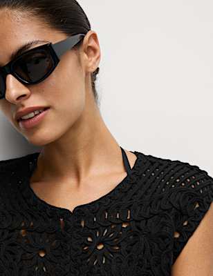 Cotton Rich Macramé Waistcoat